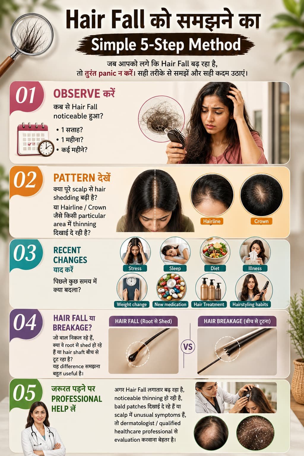 5-Step Method इन्फोग्राफिक