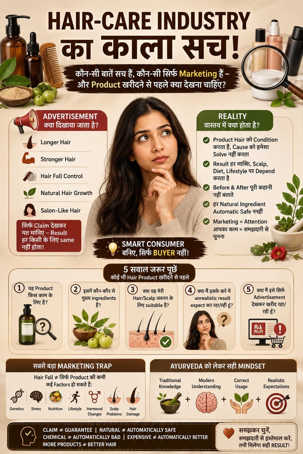 Hair-Care Industry का काला सच मुख्य चित्र
